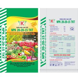 Phân bón hỗn hợp NPK 20 - 20 - 15 TKT